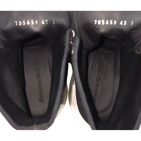 Alexander McQueen Tread Slick High-Top Sneakers US 12 EU 45 Mens Black $890 main image 8